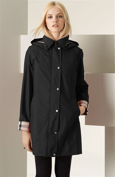 burberry rain jacket women